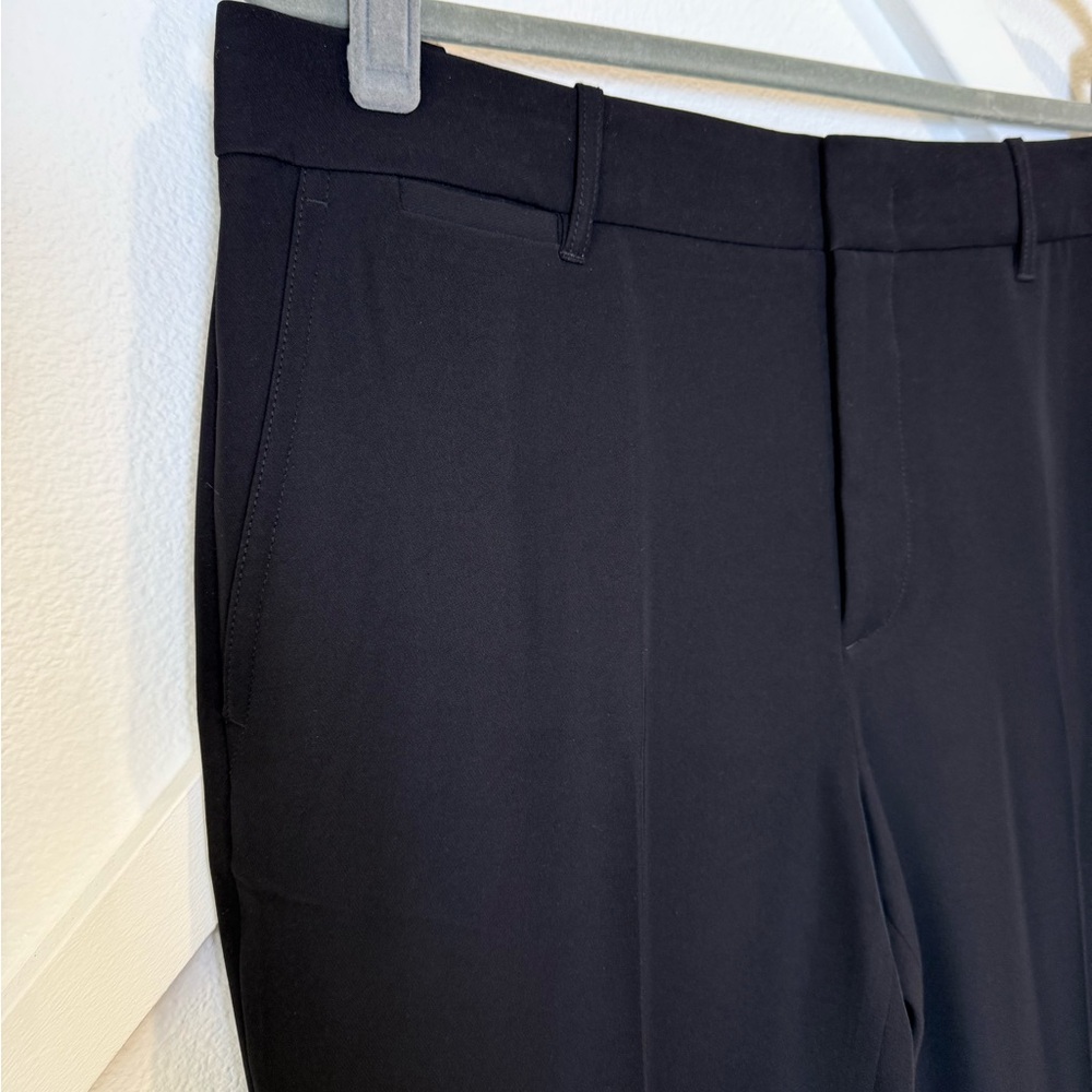 Vince Black Tapered Trousers In Japanese Crepe Size 16 - Picture 5 of 14